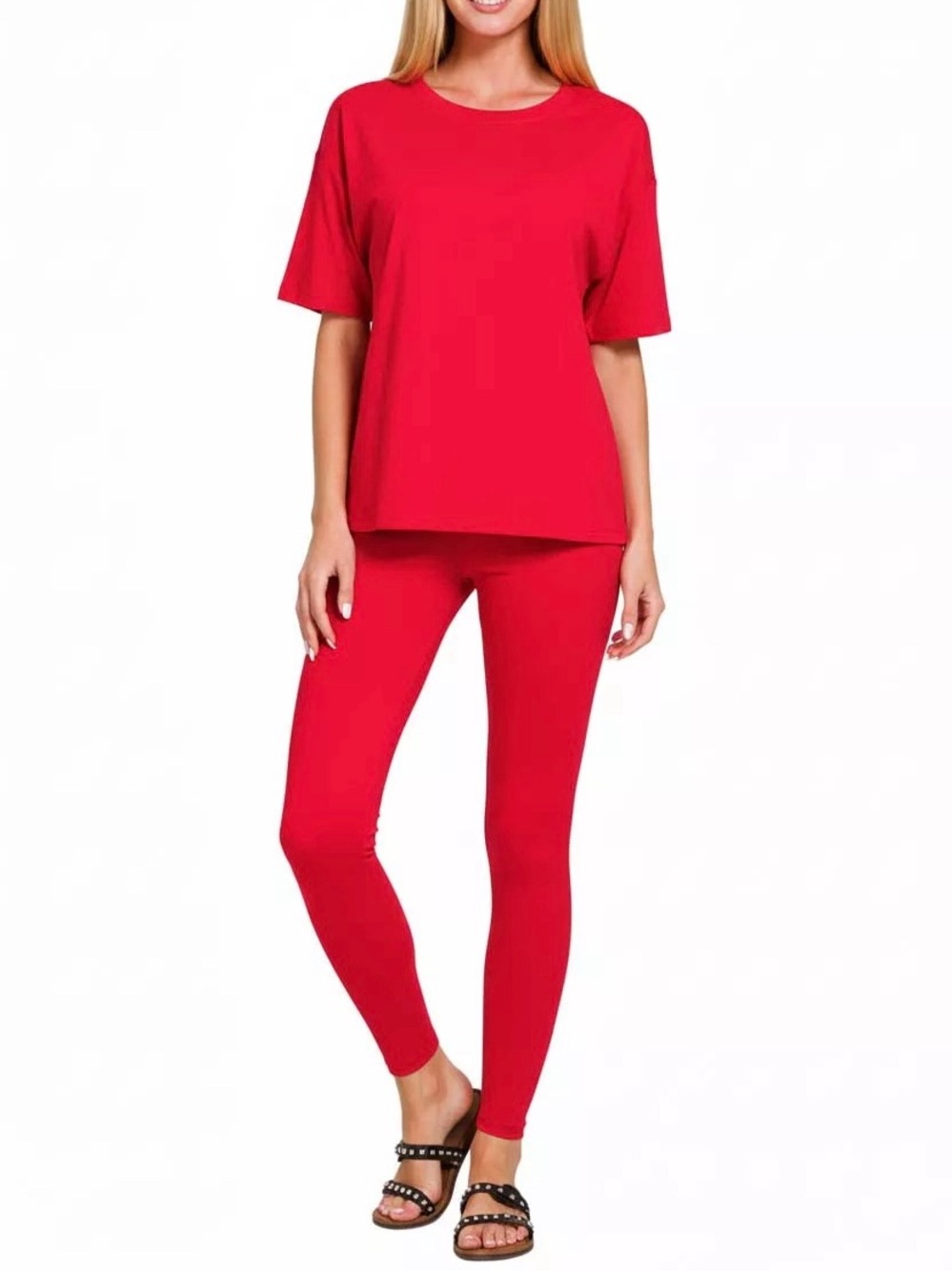 Zenana Buttery Soft Short Sleeve Top and Pants Loungewear Set